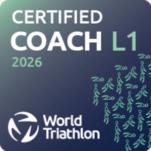 World Triathlon Level 1 Certified Coach badge